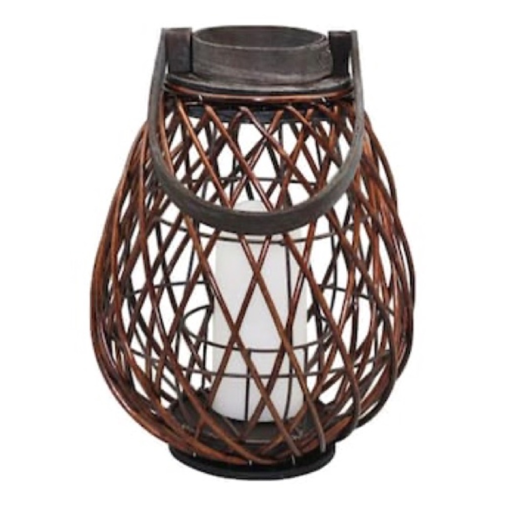 COPY - Woven lantern with led candle